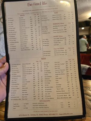 Menu photo 7 The Good Life Solvang, CA Menu photo 7 The Good Life Solvang, CA
