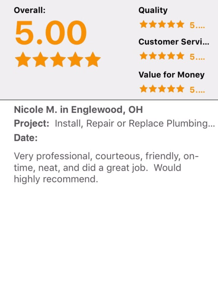 Slide of Bentley Plumbing and Drain Service