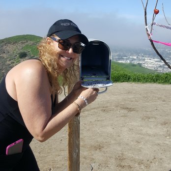Las Ramblas Trail - The Mail Box. Normally there is a hikers book found inside - it was removed because a storm heading in. - Hiking Near Me - San Juan Capistrano, California Las Ramblas Trail - The Mail Box. Normally there is a hikers book found inside - it was removed because a storm heading in. - Hiking Near Me - San Juan Capistrano, California