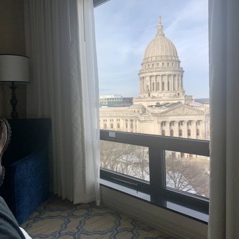 Best Western Premier Park Hotel - Nice View from the bed! - Hotels Near Me - Madison, Wisconsin
