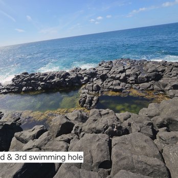 Queen's Bath - 2nd & 3rd pool - Queen's Bath (Kauai, HI), Sunday, 8/3/2025 - Landmarks & Historical Buildings Near Me - Princeville, Hawaii
