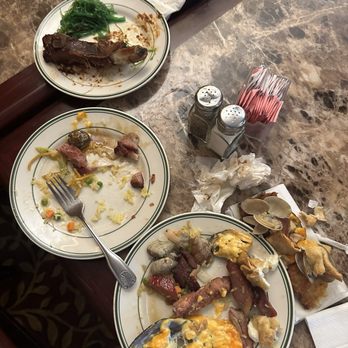 Main Chinese Buffet - finished plates - Chinese Near Me - Lacey, Washington