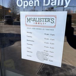 Exterior photo of McAlister's Deli - Dayton, Ohio Exterior photo of McAlister's Deli - Dayton, Ohio