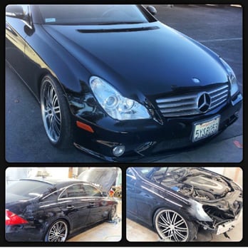 Newcastle Motors Auto Body - Mercedes CLS550 before and after - Body Shops Near Me - Simi Valley, California Newcastle Motors Auto Body - Mercedes CLS550 before and after - Body Shops Near Me - Simi Valley, California