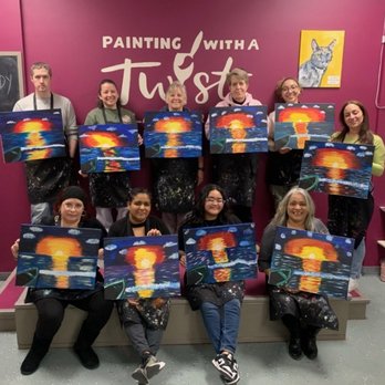 Painting With A Twist - Group photo - Paint & Sip Near Me - Lancaster, Pennsylvania