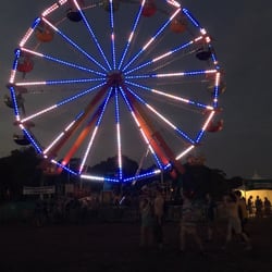 Okeechobee Music & Arts Festival - Ferris wheel in the chobeewobee village!