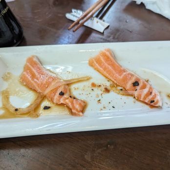 Aikan Sushi - Salmon poke sashimi. - Sushi Bars Near Me - Long Beach, California