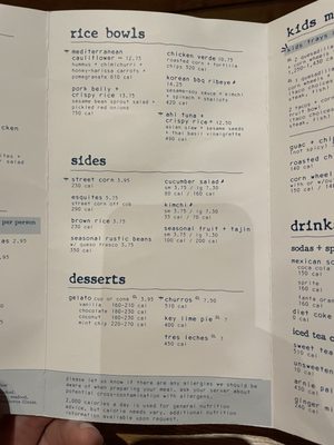 Menu photo 4 bartaco - Reston Reston, VA