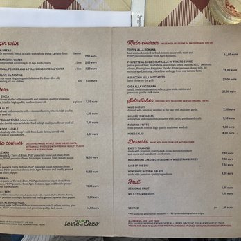 Da Enzo al 29 - Menu - Roman Near Me - Rome, RM