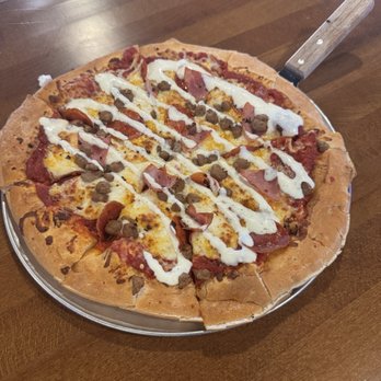 Pizza Hoss - Medium Founders speciality pizza. - Pizza Near Me - Powell, Tennessee Pizza Hoss - Medium Founders speciality pizza. - Pizza Near Me - Powell, Tennessee