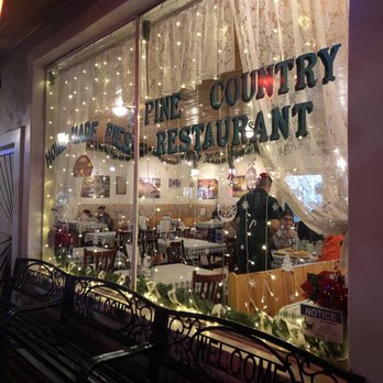 Pine Country Restaurant - Front window upon walking into restaurant - Breakfast & Brunch Near Me - Williams, Arizona