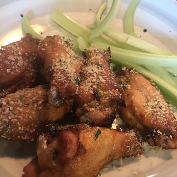 Bonfire Grille - Garlic Parmesan wings - New American Near Me - Milford, Connecticut