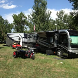 Glencoe Campresort - Perfect set up for the show.