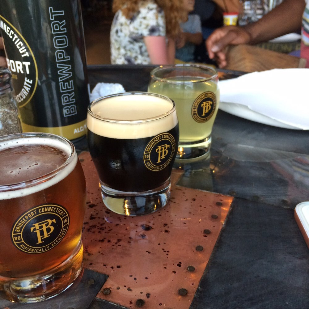 Brewport - Three different beer sampler. - Pizza Near Me - Bridgeport, Connecticut