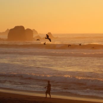 Rockaway Beach - Sunset at Rockaway Beach - Beaches Near Me - Pacifica, California