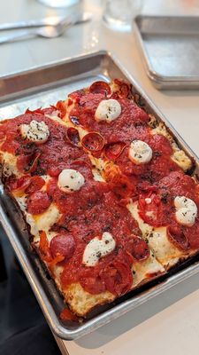 Ghost Box Pizza by Stem Ciders by null
