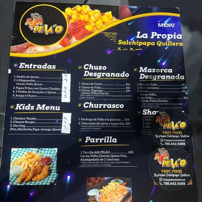 Menu photo 3 Aja Pelao Miami, FL
