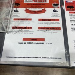 Sam and Dave's Market - Menu
