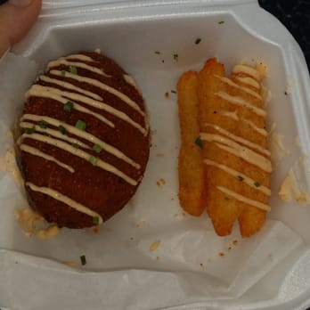 Mobile Munchiez - Churrizo rice ball and yucca fries - Food Trucks Near Me Mobile Munchiez - Churrizo rice ball and yucca fries - Food Trucks Near Me