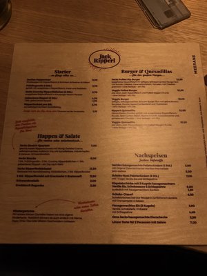 Menu photo 6 Jack The Ripperl Meerane, SN