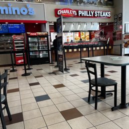 the inside of a restaurant