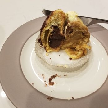 La Baguette de Normandy - Inside the Divorce puff...half chocolate, half maple. - Bakeries Near Me - Parker, Colorado La Baguette de Normandy - Inside the Divorce puff...half chocolate, half maple. - Bakeries Near Me - Parker, Colorado