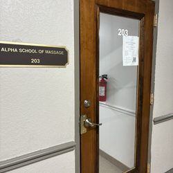 Alpha School of Massage, Annandale - Entrance is right outside the second floor elevator