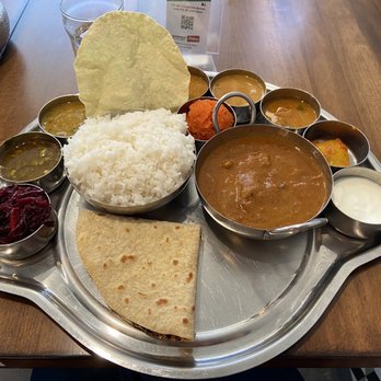 Anjappar Chettinad Indian Restaurant - Anjappar Mutton Thali - Indian Near Me - Tustin, California Anjappar Chettinad Indian Restaurant - Anjappar Mutton Thali - Indian Near Me - Tustin, California