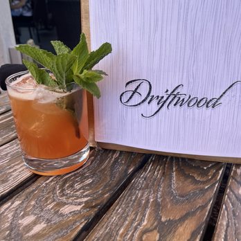 Driftwood - Happy hour Mad botanist gin drink- I love gin but this drink was so-so. Would not order again - Cocktail Bars Near Me - Boynton Beach, Florida Driftwood - Happy hour Mad botanist gin drink- I love gin but this drink was so-so. Would not order again - Cocktail Bars Near Me - Boynton Beach, Florida
