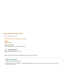 Starz Furniture - YES, THIS PLACE HAS AN F FROM THE BBB!!!