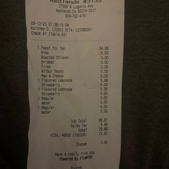 Famous Dave's Bar-B-Que - Barbeque Near Me - Redlands, California