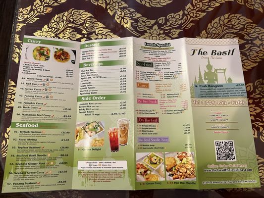Menu photo 7 The Basil Restaurant Carson City, NV Menu photo 7 The Basil Restaurant Carson City, NV