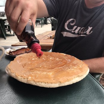 Potato Shack Cafe - Manhole size pancake - American Near Me - Encinitas, California Potato Shack Cafe - Manhole size pancake - American Near Me - Encinitas, California
