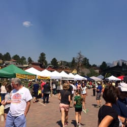 Estes Valley Farmers Market - Vendors at the market, late July 2016