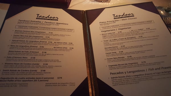 Menu photo 1 Tandoor Buenos Aires, C
