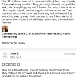 G Brothers Restoration & Home Remodeling
