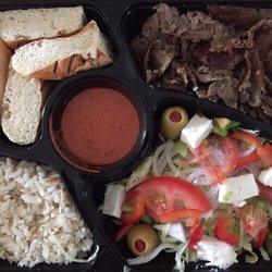 The Sultan's Corner - Assiette: lamb and beef doner kebab with spicy sauce, $98HKD
