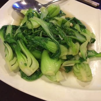 Shanghai Bun - Sautéed "green tips" aka Bok choy - Shanghainese Near Me - West Windsor, New Jersey