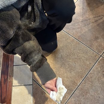 Imperial Cleaning - A paper towel after just swiping across the floor of the kitchen - Home Cleaning Near Me - Amityville, New York Imperial Cleaning - A paper towel after just swiping across the floor of the kitchen - Home Cleaning Near Me - Amityville, New York