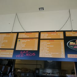 Mr Kozak's II - Menu (June 2015)