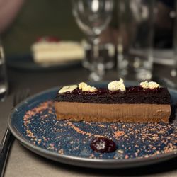 Bateaux Parisiens - This is a chocolate dessert with popcorn. Sounds weird but it works.