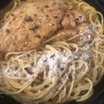 IL Carino Restaurant - Chicken Francese to go .. needed to add more flavor to it because it was bland , needed more herbs and some pop - Italian Near Me - New York, New York