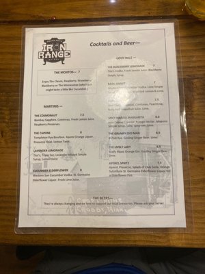 Menu photo 3 Iron Range Eatery Crosby, MN