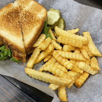 Moose's by the Creek - BLT sandwich with fried green tomatoes - so good! - Breakfast & Brunch Near Me - Charlottesville, Virginia Moose's by the Creek - BLT sandwich with fried green tomatoes - so good! - Breakfast & Brunch Near Me - Charlottesville, Virginia