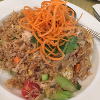 Sisters Thai - "Jumbo Lump" Fried Rice. No jumbo on sight, over. - Thai Near Me - Fairfax, Virginia Sisters Thai - "Jumbo Lump" Fried Rice. No jumbo on sight, over. - Thai Near Me - Fairfax, Virginia