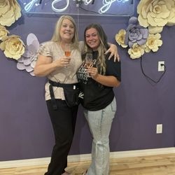 Bridal Connection - Lara and I after we said yes! Thank you so much