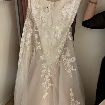 Sara's Bridal Boutique - The alterations they did complete that make this dress "wearable" - Bridal Near Me - Allen, Texas