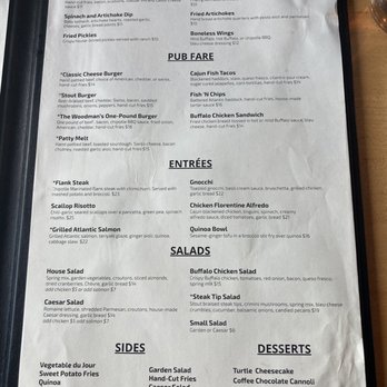 Woodman's Bar & Grill - Menu - American Near Me - Orono, Maine Woodman's Bar & Grill - Menu - American Near Me - Orono, Maine