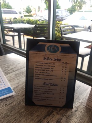 Menu photo 2 Fetta Republic Lighthouse Point, FL