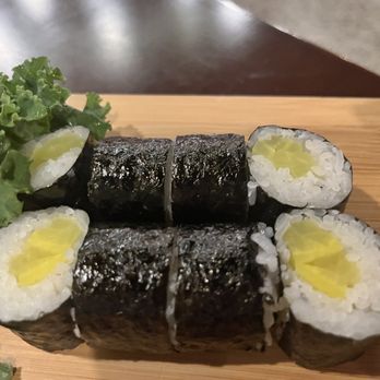 Oishi Sushi & Ramen - Oshniko (Pickle) Rolls (v) - Sushi Bars Near Me - Indianapolis, Indiana